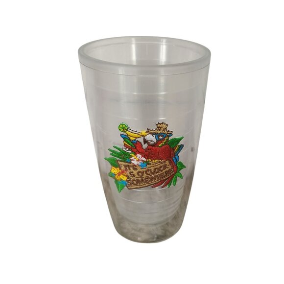 "Its 5 OClock Somewhere" Clear Tervis 16 Oz Insulated Tumbler With Embroidered D - Picture 1 of 6